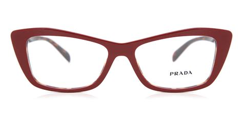 prada pr 15xv eyeglasses|Prada PR 15XV Women's Eyeglasses Red/Havana 53.